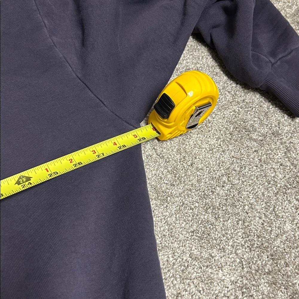 Y2K Entire Studios Oversized Purple Blank Hoodie - Picture 5 of 5